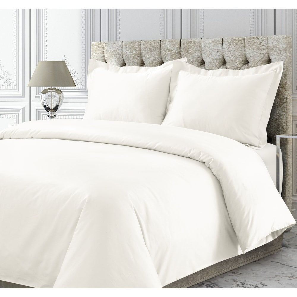 Parure de lit surdimensionnée en satin de coton 750 fils