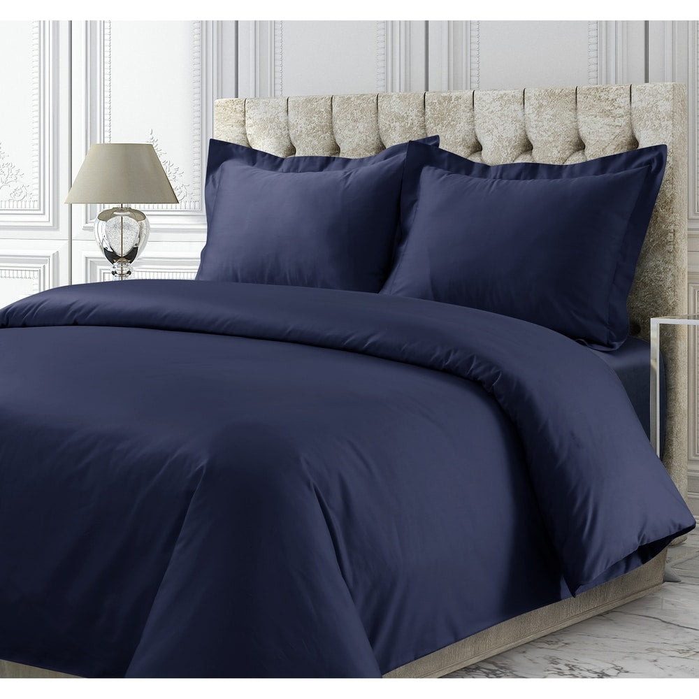 Parure de lit surdimensionnée en satin de coton 750 fils
