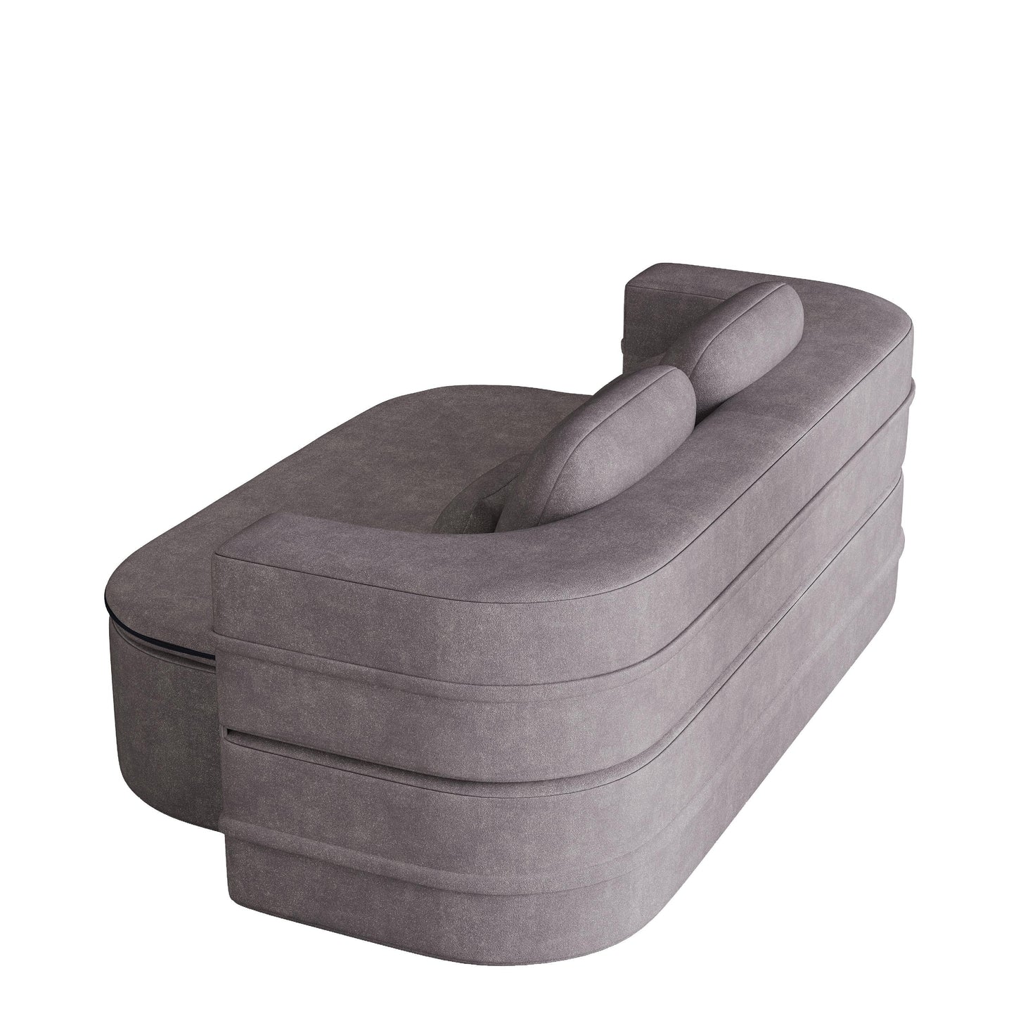 Canapé-lit pliable 2 en 1 75'', convertible en mousse chenille, avec couverture multifonctionnelle, canapé de salon