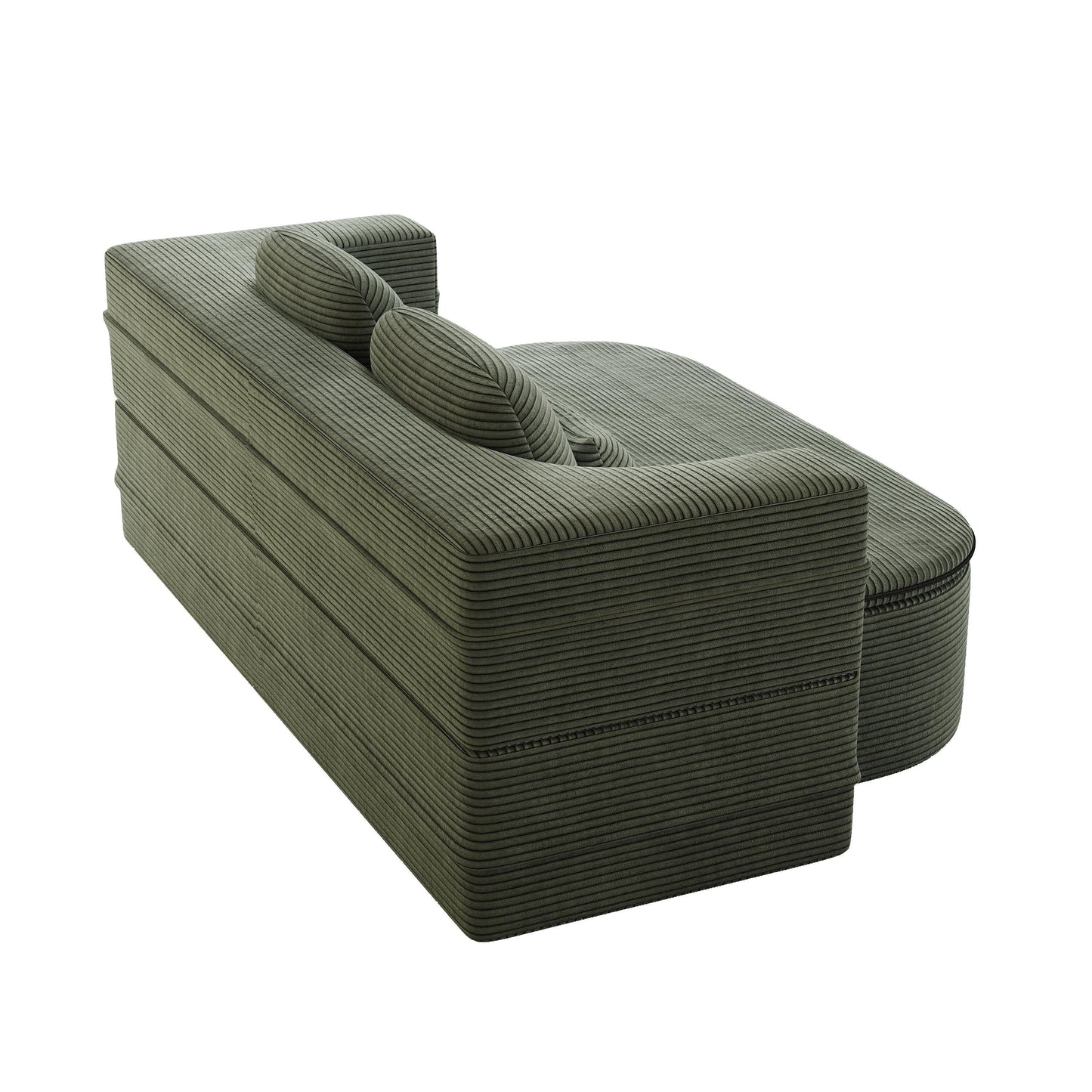 Canapé-lit pliable 2 en 1 de 75 pouces, convertible en mousse avec couverture multifonctionnelle, canapé-lit de sol