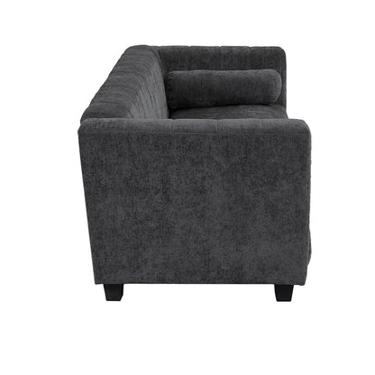 Canapé rembourré en chenille 78,7 avec pieds