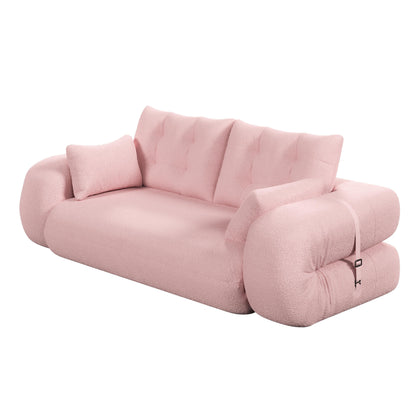 Canapé-lit 3 places modulable Teddy 78.7, convertible