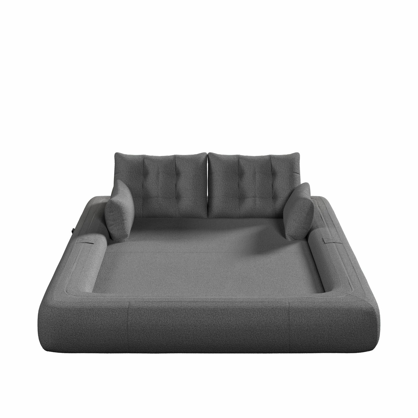 Canapé-lit 3 places modulable Teddy 78.7, convertible