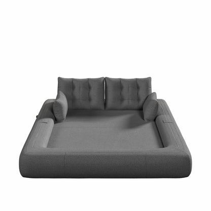 Canapé-lit 3 places modulable Teddy 78.7, convertible