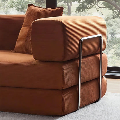 Canapé-lit convertible de 78,8 cm avec coussin et accoudoirs