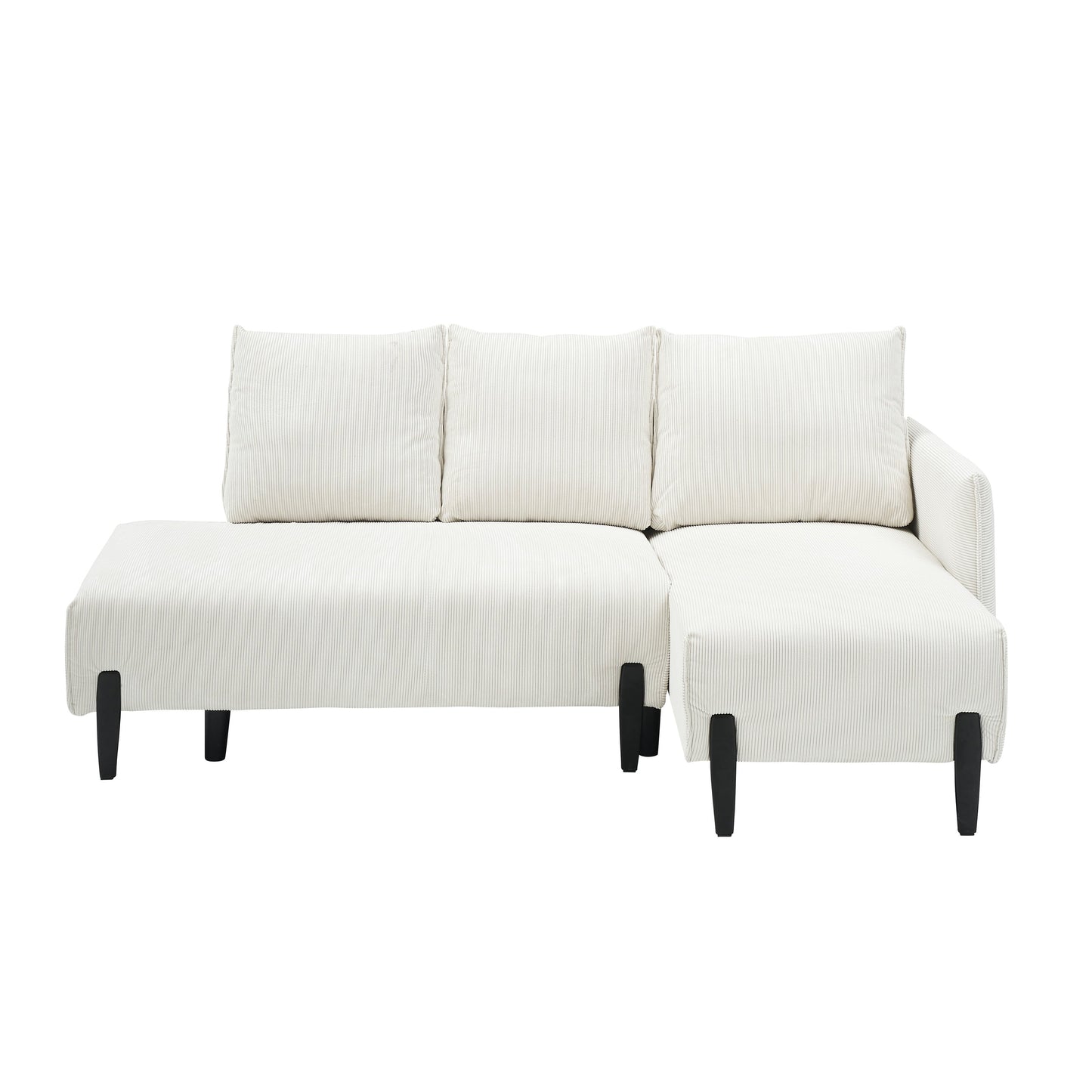 Canapé de 79,50 pouces de long, avec des sièges spacieux et confortables, pour appartement, bureau, salon