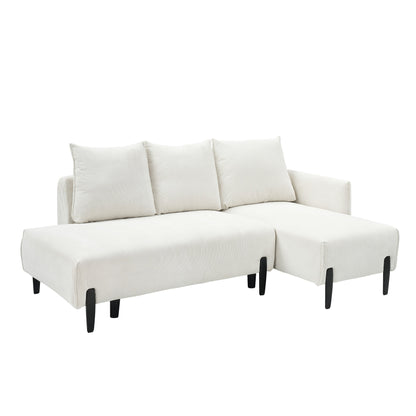 Canapé de 79,50 pouces de long, avec des sièges spacieux et confortables, pour appartement, bureau, salon