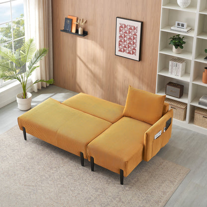 Canapé de 79,50 pouces de long, avec des sièges spacieux et confortables, pour appartement, bureau, salon
