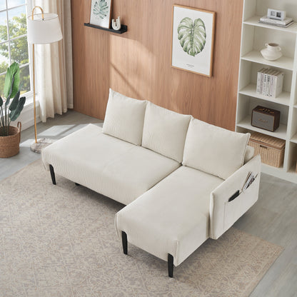 Canapé de 79,50 pouces de long, avec des sièges spacieux et confortables, pour appartement, bureau, salon