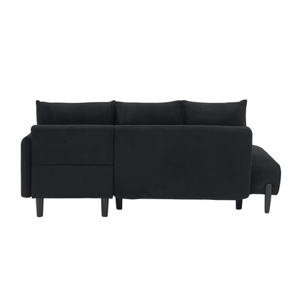 Canapé de 79,50 pouces de long, avec des sièges spacieux et confortables, pour appartement, bureau, salon