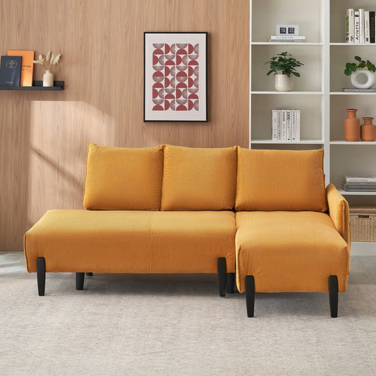Canapé de 79,50 pouces de long, avec des sièges spacieux et confortables, pour appartement, bureau, salon
