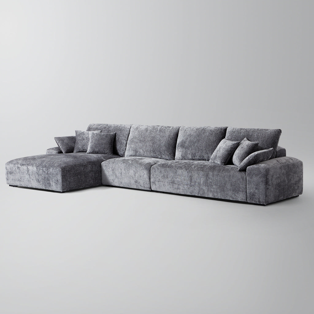 Le canapé d'angle jaune Empress