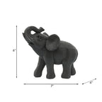 Sagebrook Home Boho 7 Figurine décorative en polyrésine représentant un éléphant - 7 x 4 x 7
