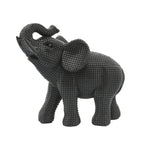 Sagebrook Home Boho 7 Figurine décorative en polyrésine représentant un éléphant - 7 x 4 x 7