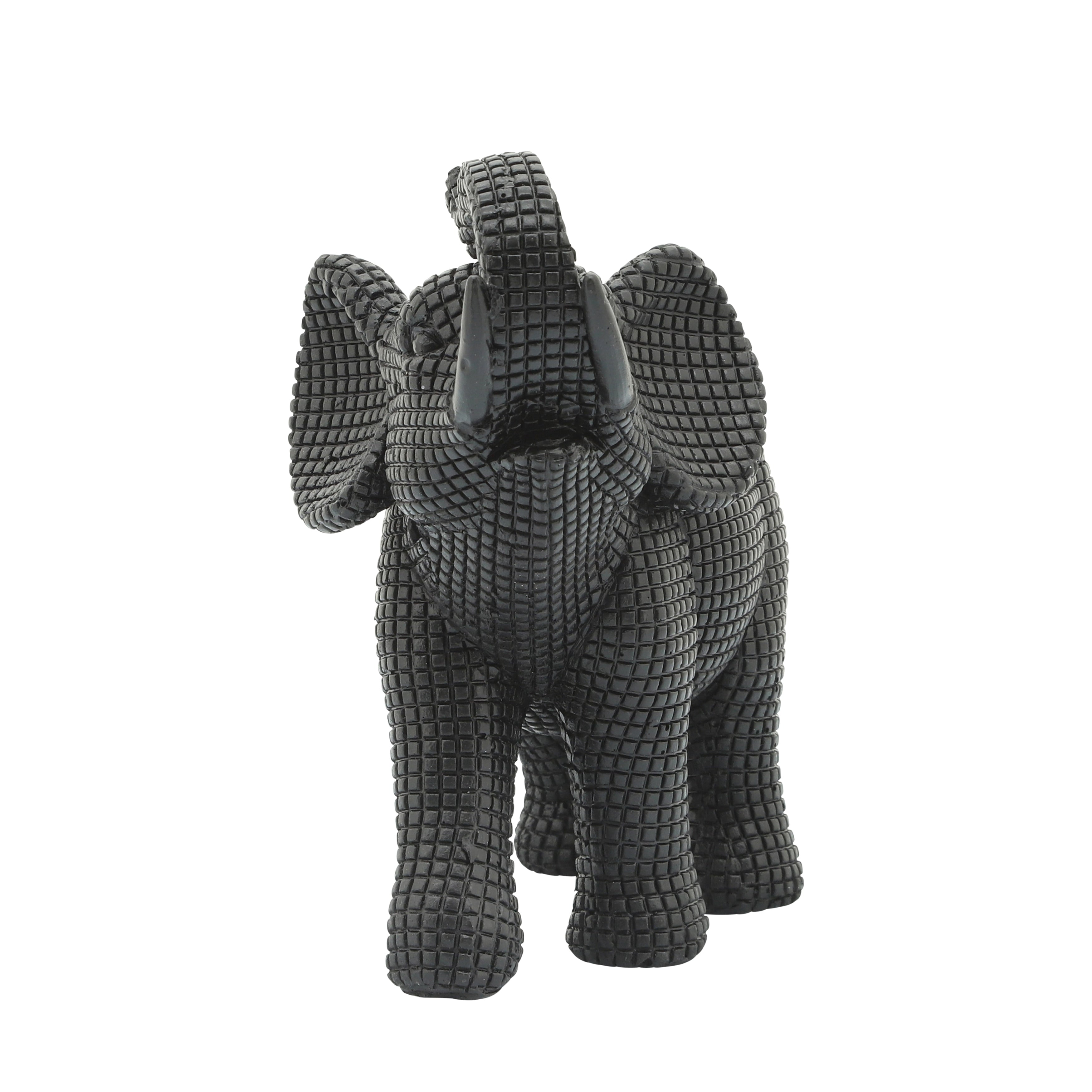 Sagebrook Home Boho 7 Figurine décorative en polyrésine représentant un éléphant - 7 x 4 x 7