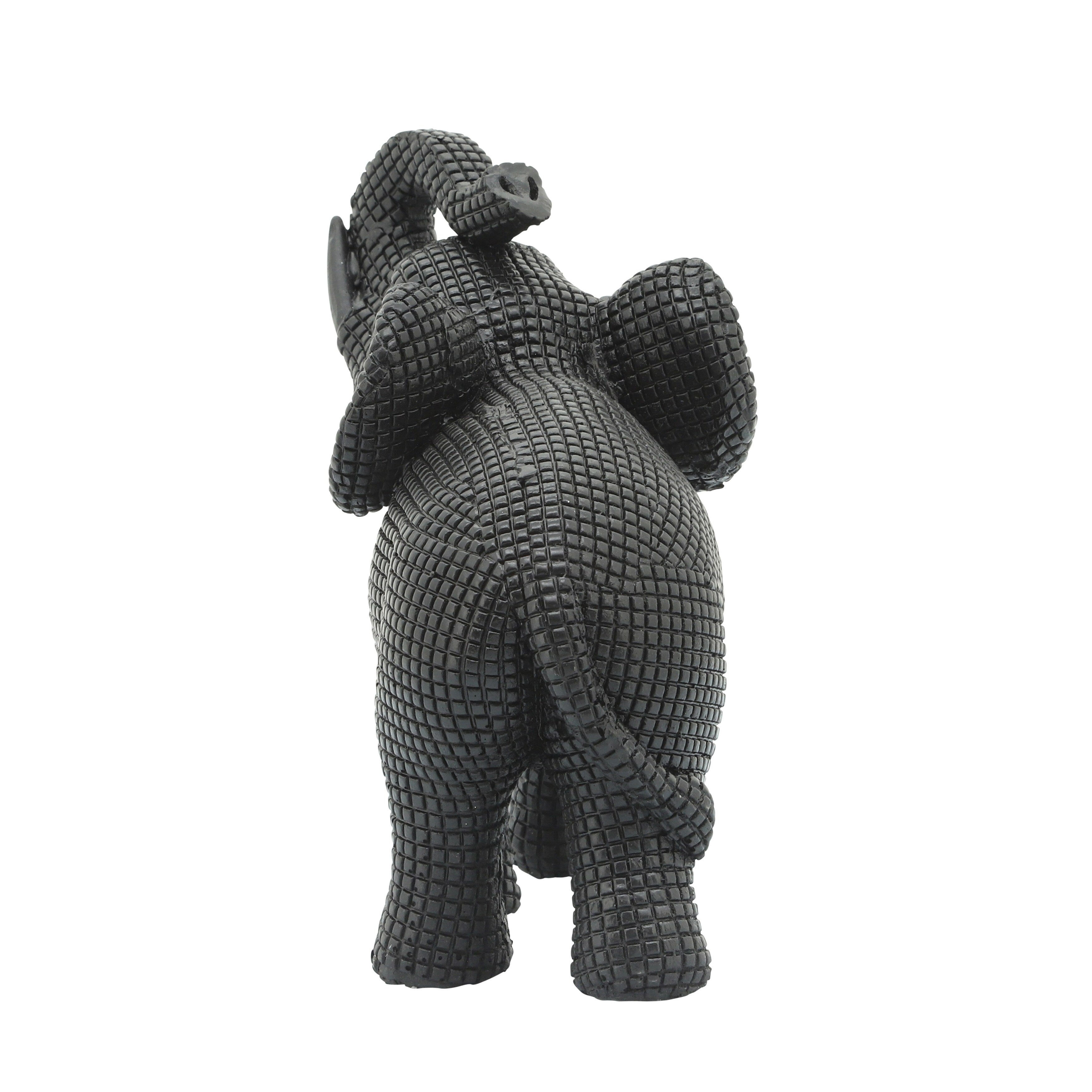Sagebrook Home Boho 7 Figurine décorative en polyrésine représentant un éléphant - 7 x 4 x 7