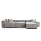 Canapé modulaire Freedom gris neuf avec pouf