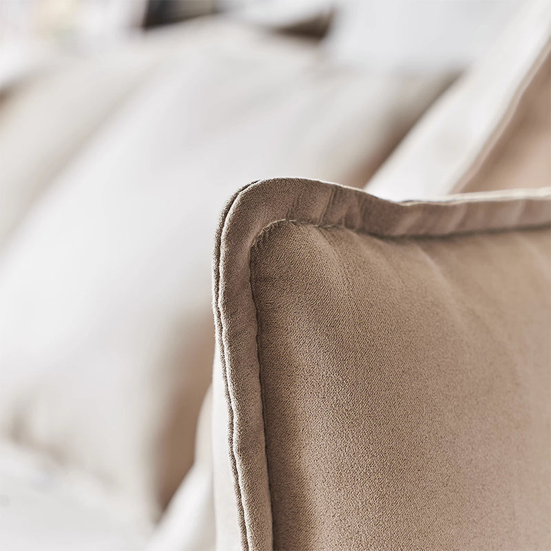 Filippo Khaki Velvet 3-Seater Sofa