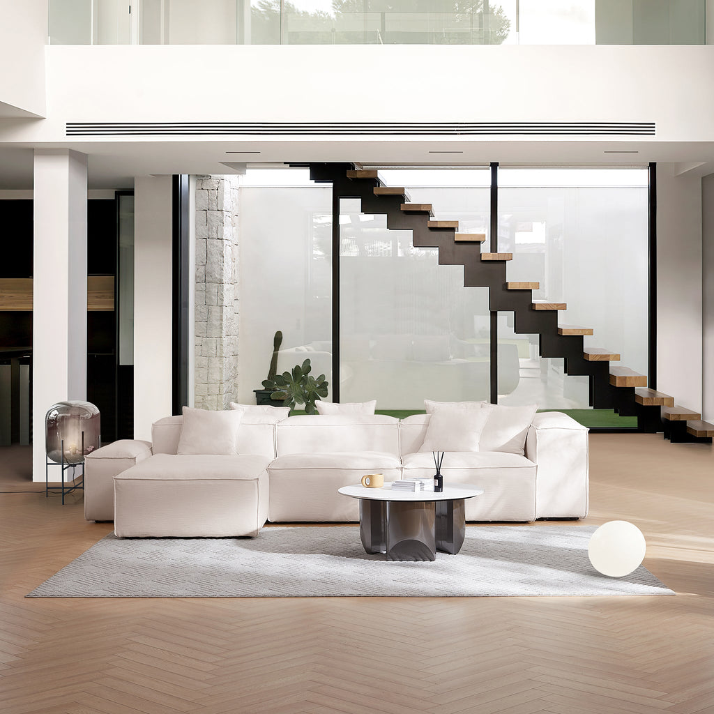 Canapé sectionnel double face Freedom Modular blanc