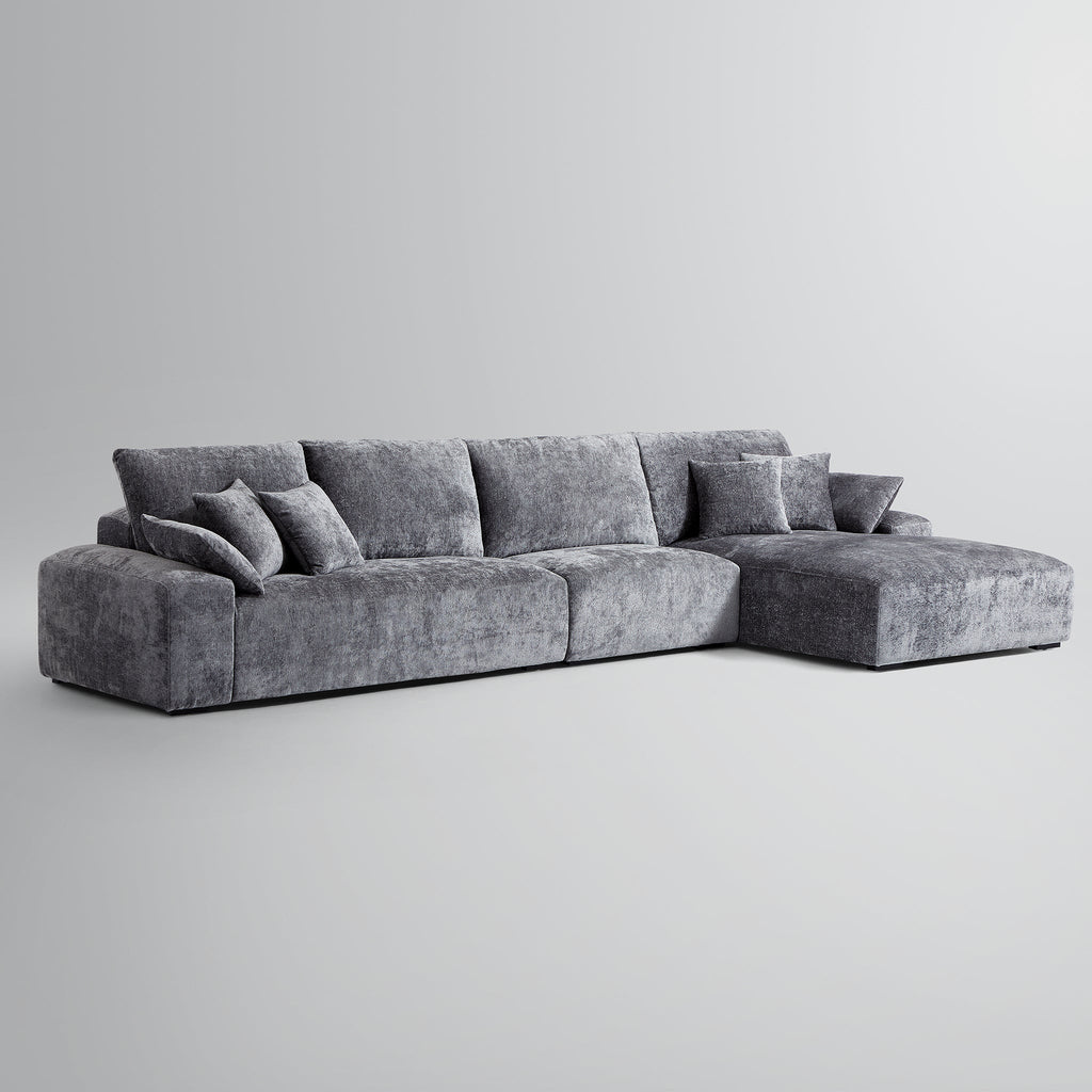 Le canapé d'angle jaune Empress