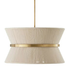 Lustre tambour bohème moderne à 8 lumières, grand format, 61 cm, en tissu tissé à la main, couleur or/noir, pour salle à manger/salon
