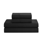 Ensemble de draps et couettes plissés 8 pièces