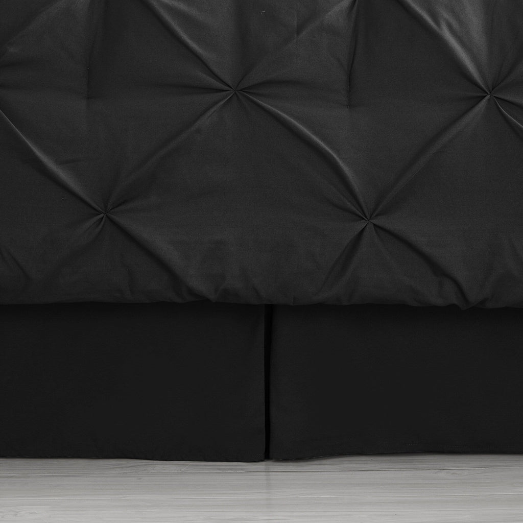 Ensemble de draps et couettes plissés 8 pièces