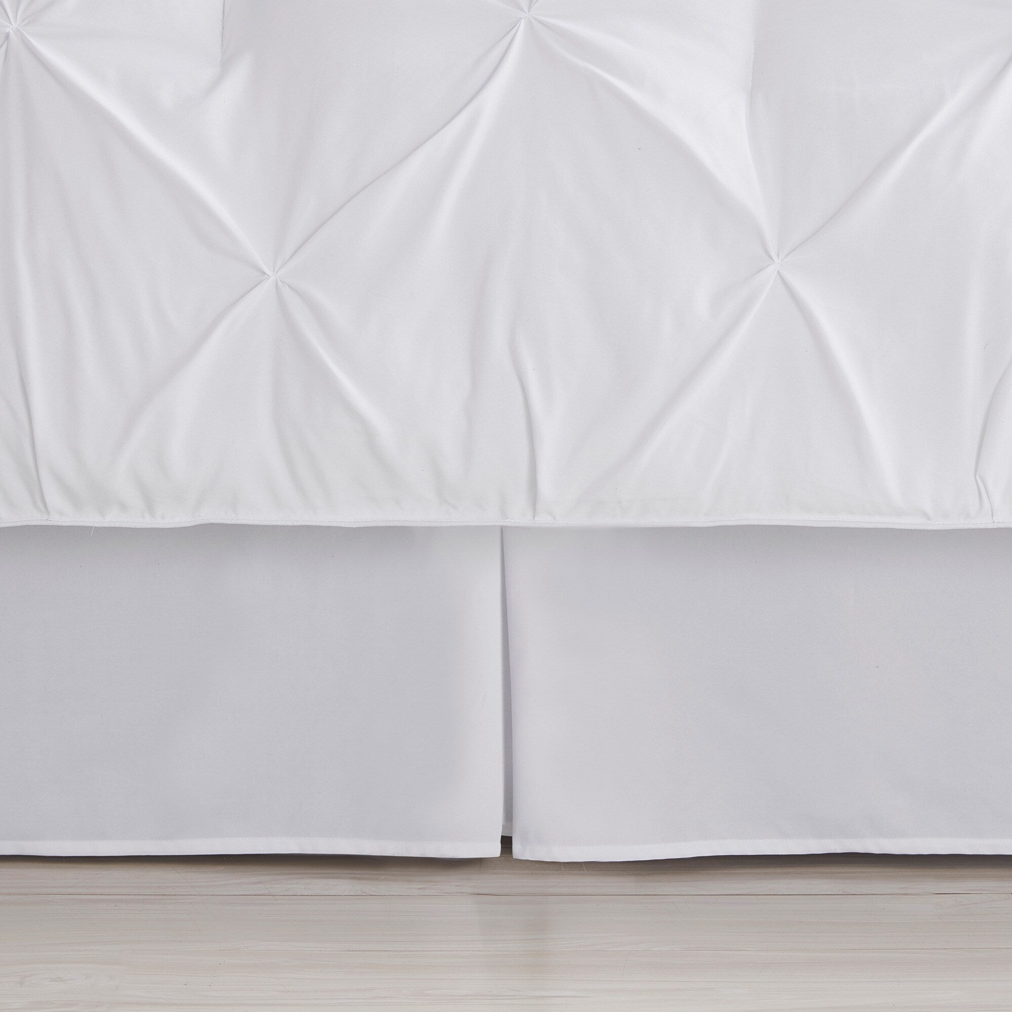 Ensemble de draps et couettes plissés 8 pièces