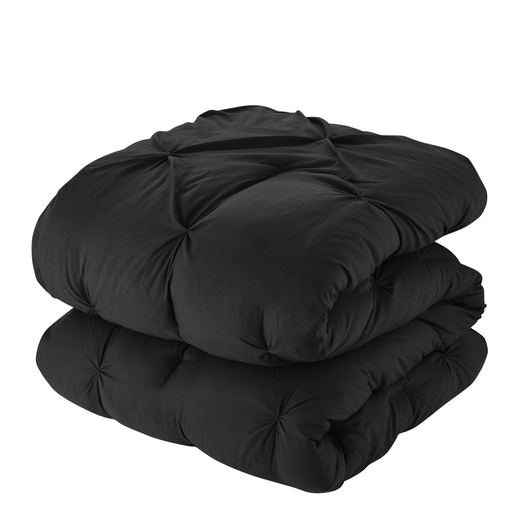Ensemble de draps et couettes plissés 8 pièces