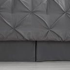 Ensemble de draps et couettes plissés 8 pièces
