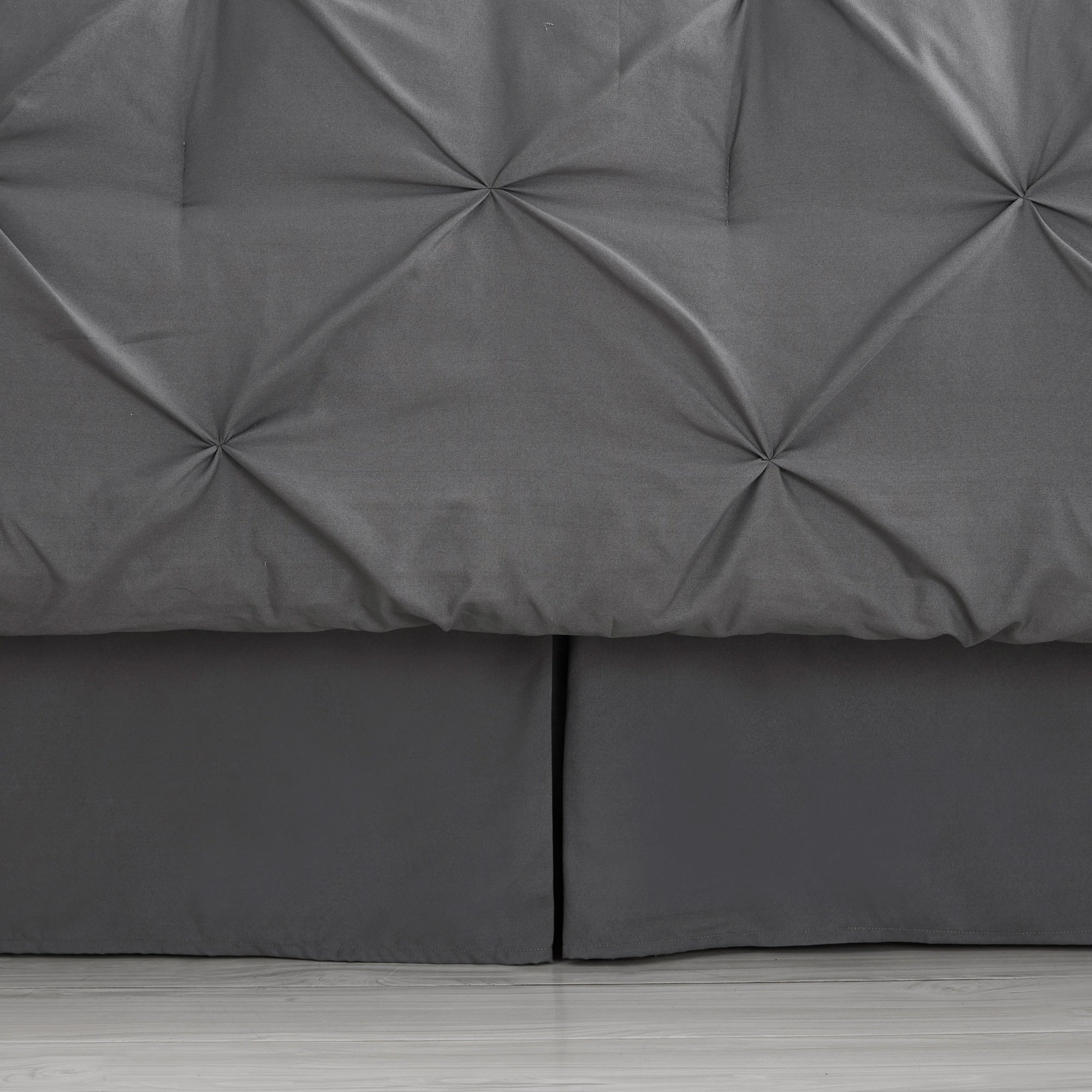 Ensemble de draps et couettes plissés 8 pièces