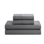 Ensemble de draps et couettes plissés 8 pièces