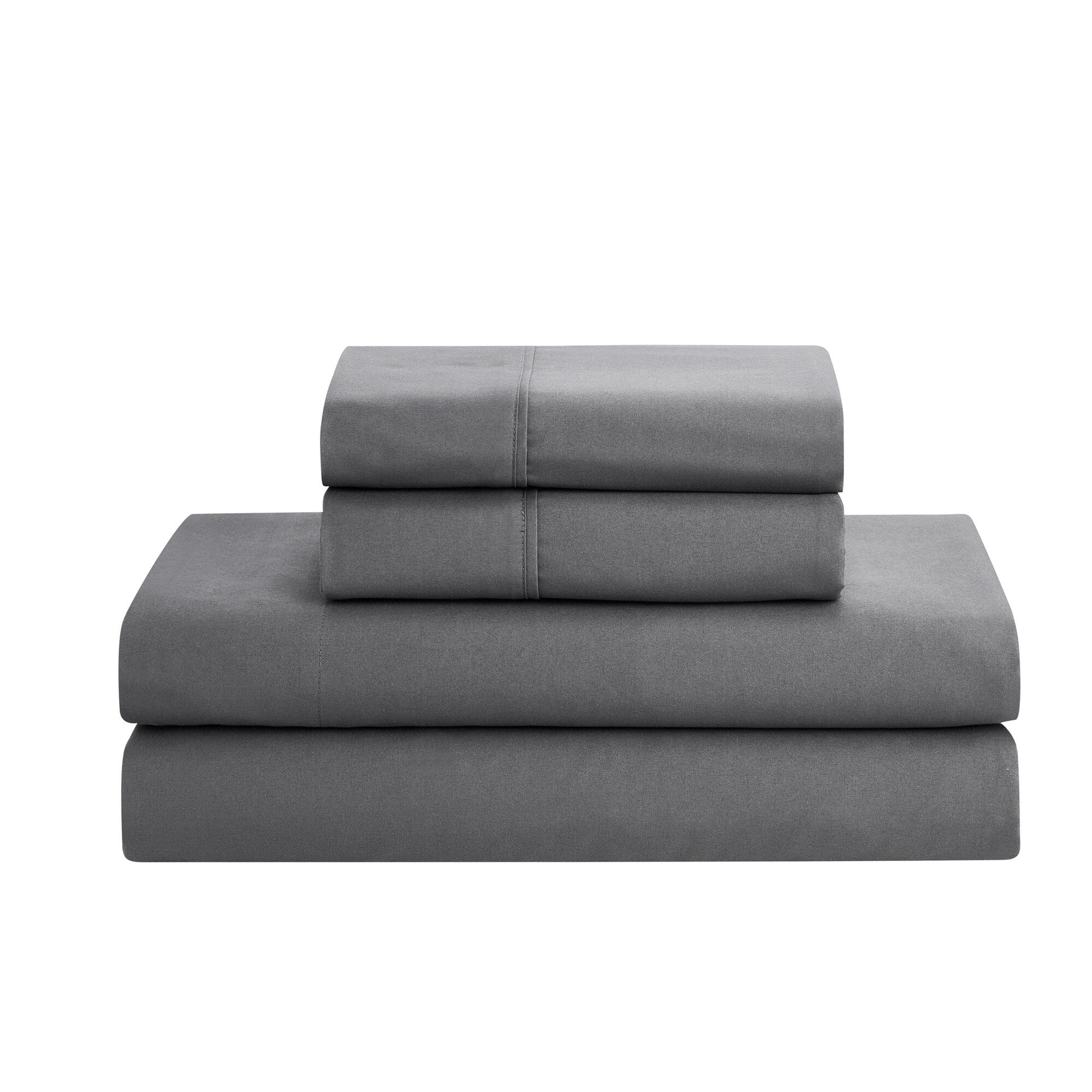 Ensemble de draps et couettes plissés 8 pièces
