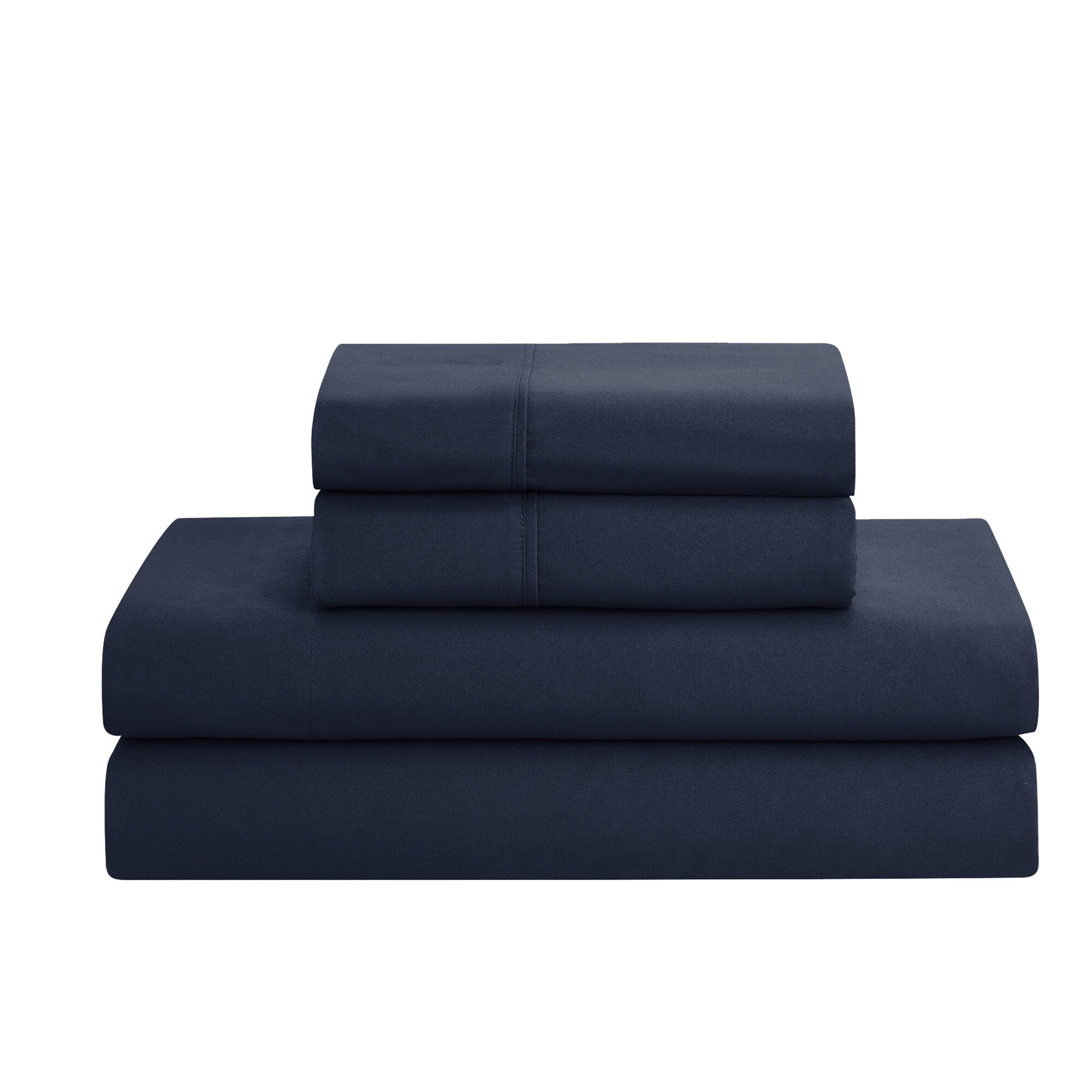 Ensemble de draps et couettes plissés 8 pièces