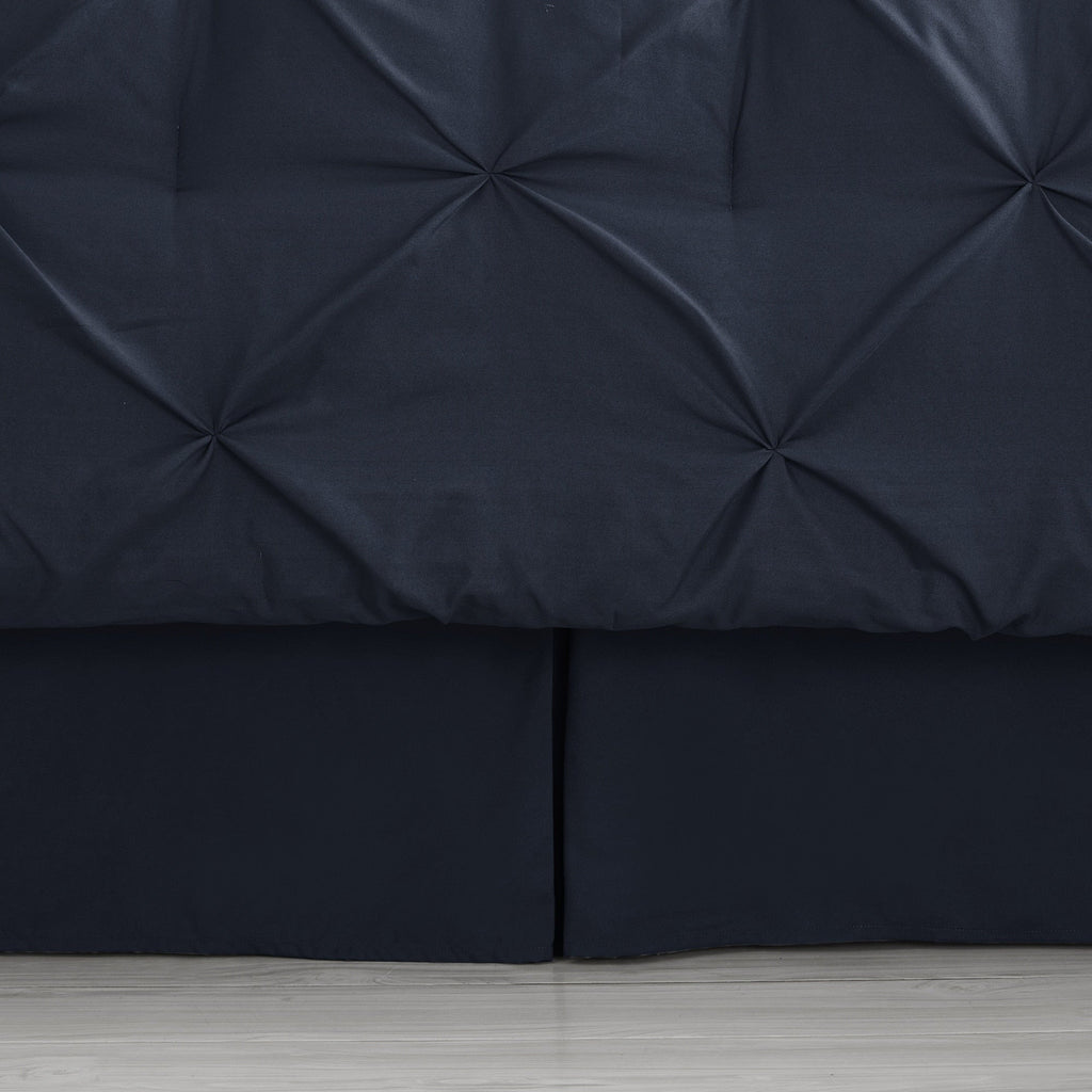 Ensemble de draps et couettes plissés 8 pièces