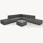 Ensembles de meubles de patio extérieur 8 pièces
