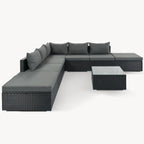 Ensembles de meubles de patio extérieur 8 pièces