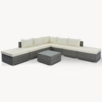Ensembles de meubles de patio extérieur 8 pièces
