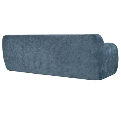 Canapé 3 places minimaliste à compression 81,5 avec larges assises et rembourrage en mousse haute densité pour salons