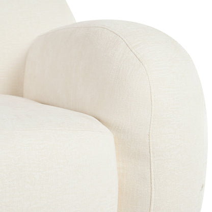Canapé 3 places minimaliste à compression 81,5 avec larges assises et rembourrage en mousse haute densité pour salons