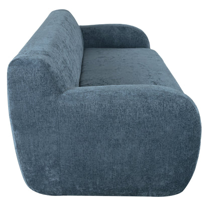 Canapé 3 places minimaliste à compression 81,5 avec larges assises et rembourrage en mousse haute densité pour salons
