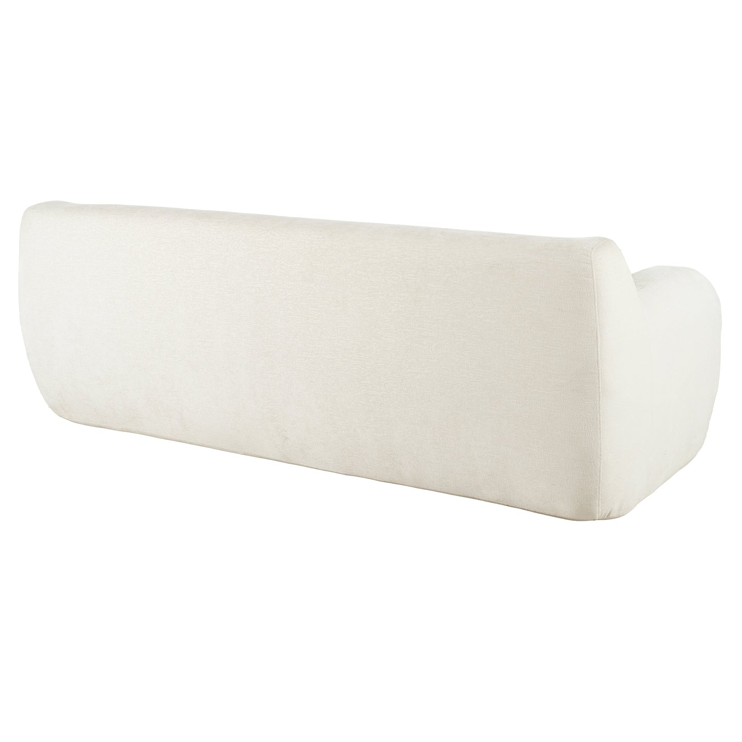 Canapé 3 places minimaliste à compression 81,5 avec larges assises et rembourrage en mousse haute densité pour salons