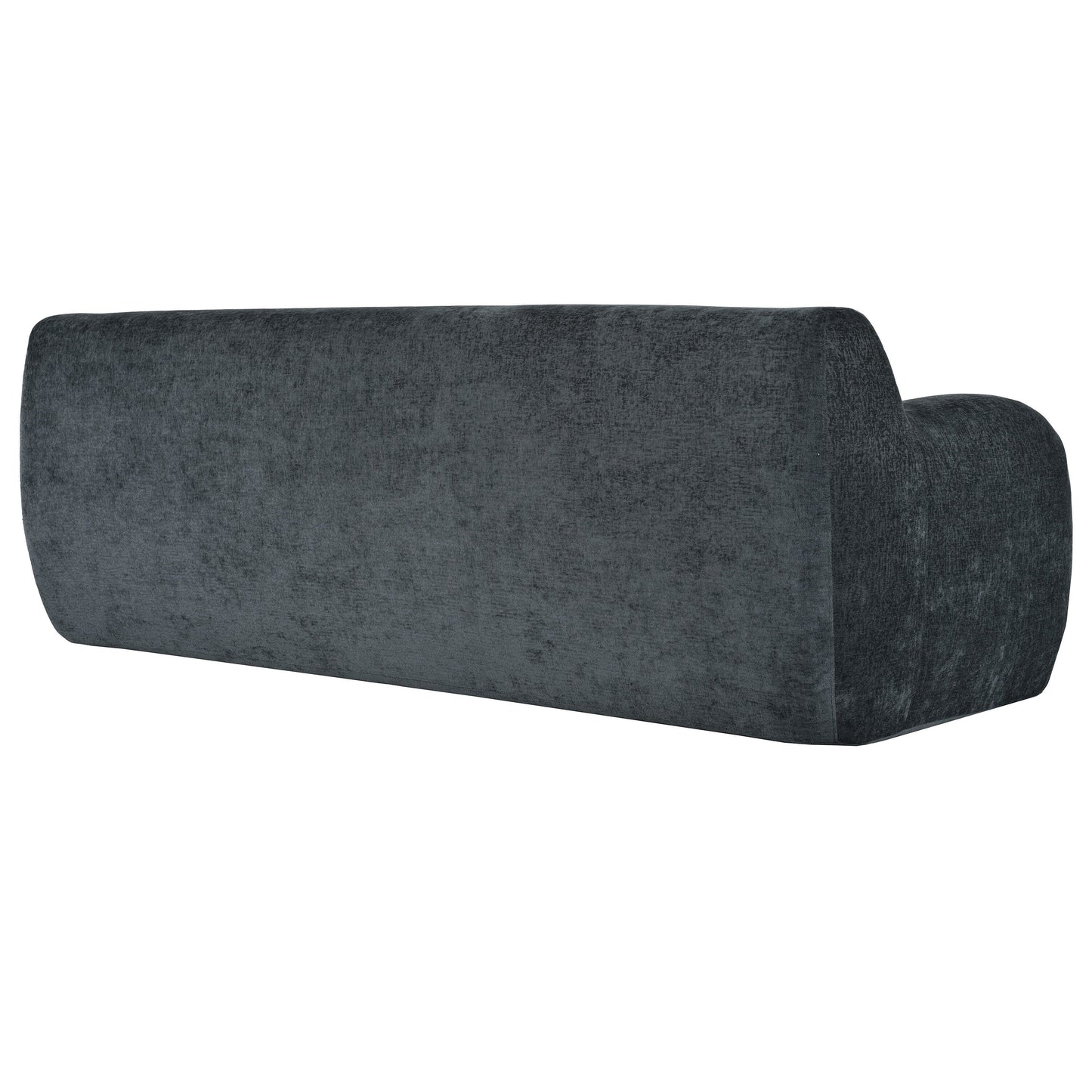 Canapé 3 places minimaliste à compression 81,5 avec larges assises et rembourrage en mousse haute densité pour salons