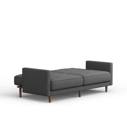 Canapé-lit 81,5 avec capitonnage à 8 boutons