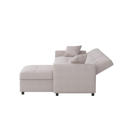 Canapé-lit et chaise longue réversibles de 82 po de large