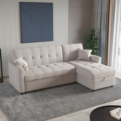 Canapé-lit et chaise longue réversibles de 82 po de large