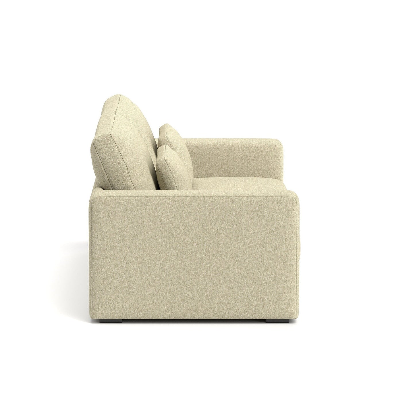 Canapé 3 places en tissu 83Fabric - Confort moelleux à double rembourrage pour salons modernes