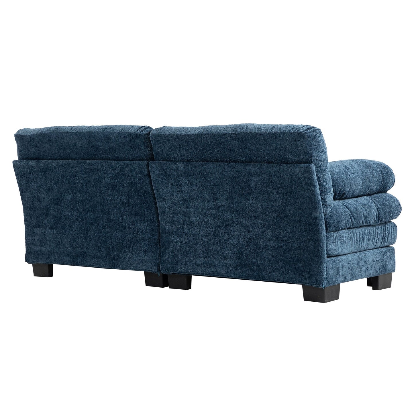Canapé 3 places rembourré avec rembourrage en mousse à mémoire de forme double couche et oreillers confort gratuits