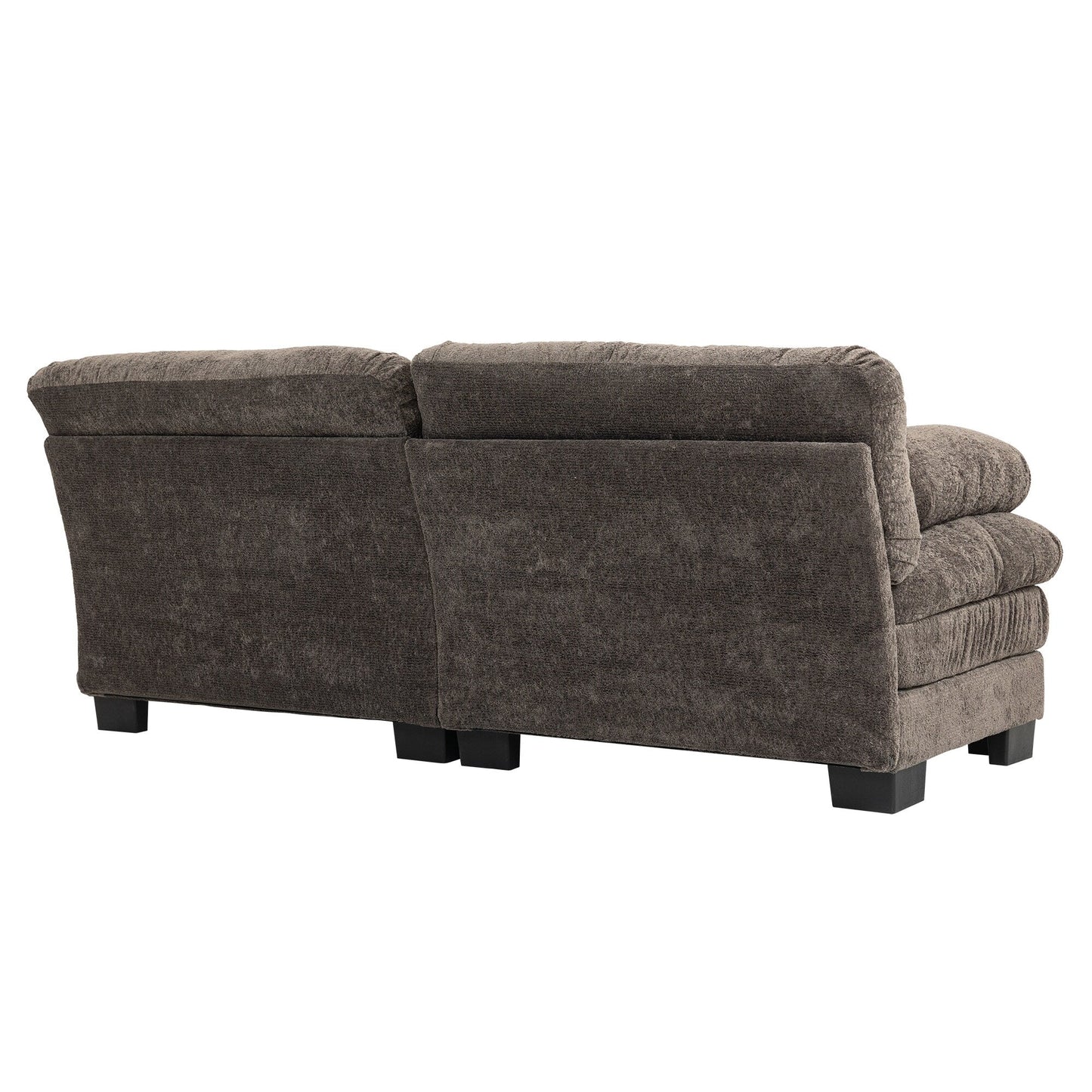 Canapé 3 places rembourré avec rembourrage en mousse à mémoire de forme double couche et oreillers confort gratuits