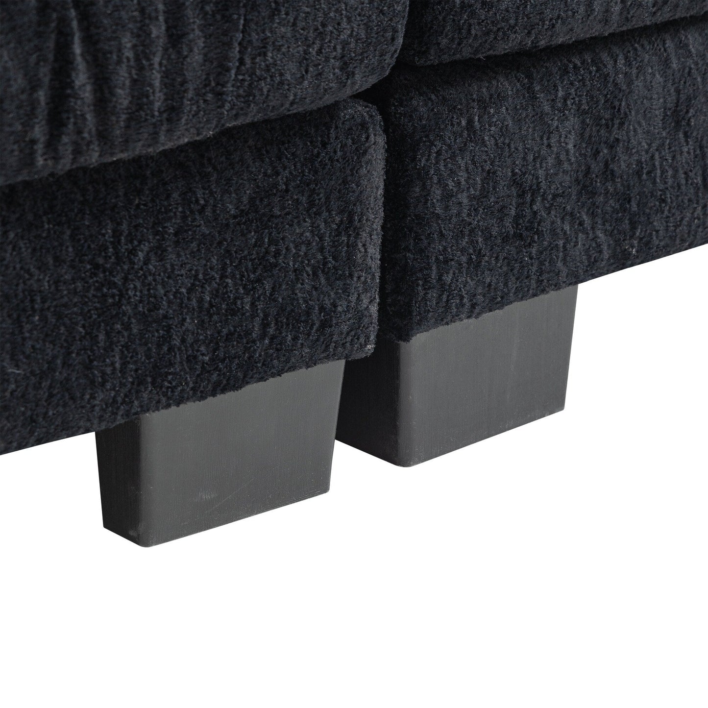 Canapé 3 places rembourré avec rembourrage en mousse à mémoire de forme double couche et oreillers confort gratuits